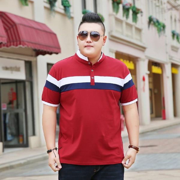 summer lard-bucket men's plus-sized short-sleeved t-shirt loose stylish loose wear men's plus-sized stand collar shirt, White;black
summer lard-bucket men's plus-sized short-sleeved t-shirt loose stylish loose wear men's plus-sized stand collar shirt, White;black