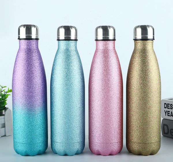 latest 17oz glitter powder style stainless steel cola bottle thermos sports pot and children's favorite, ing
latest 17oz glitter powder style stainless steel cola bottle thermos sports pot and children's favorite, ing