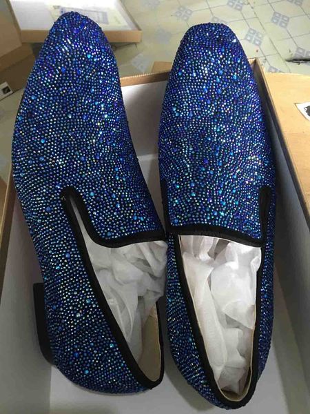 new men designer glitter rhinestone men loafers brand red bottom designer mens luxury shoes genuine leather spiked toe flats dress shoes, Black
new men designer glitter rhinestone men loafers brand red bottom designer mens luxury shoes genuine leather spiked toe flats dress shoes, Black