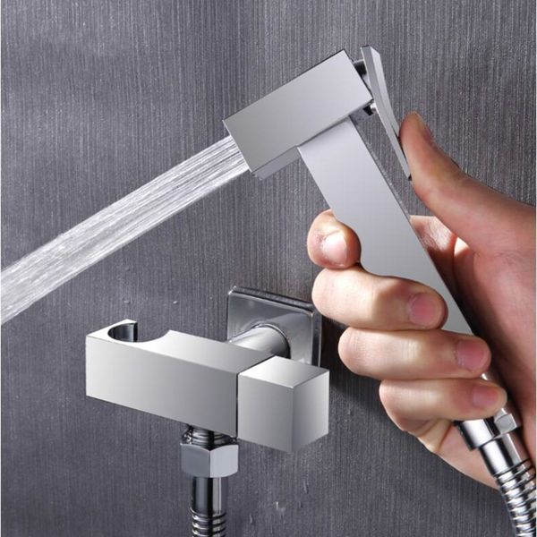 Toilet Bidet Faucet Chrome Single Cold Bathroom Toilet Shower Blow-fed Spray Gun Nozzle Bidet Faucet Bathroom Hardware
Toilet Bidet Faucet Chrome Single Cold Bathroom Toilet Shower Blow-fed Spray Gun Nozzle Bidet Faucet Bathroom Hardware