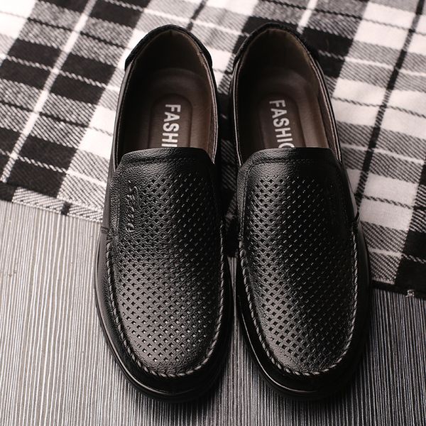 men shoes summer new style moccosins leather boot genuine leather casual shoes bo, Black
men shoes summer new style moccosins leather boot genuine leather casual shoes bo, Black