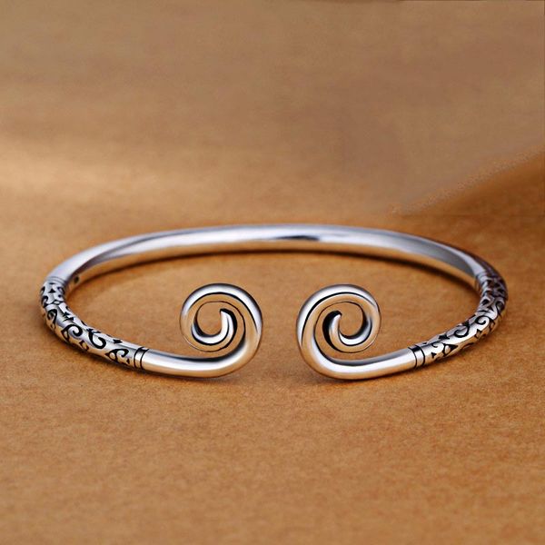 xiyanike 925 sterling silver vintage bangles & bracelet creative lettering handmade jewelry for women couple size adjustable, Black
xiyanike 925 sterling silver vintage bangles & bracelet creative lettering handmade jewelry for women couple size adjustable, Black