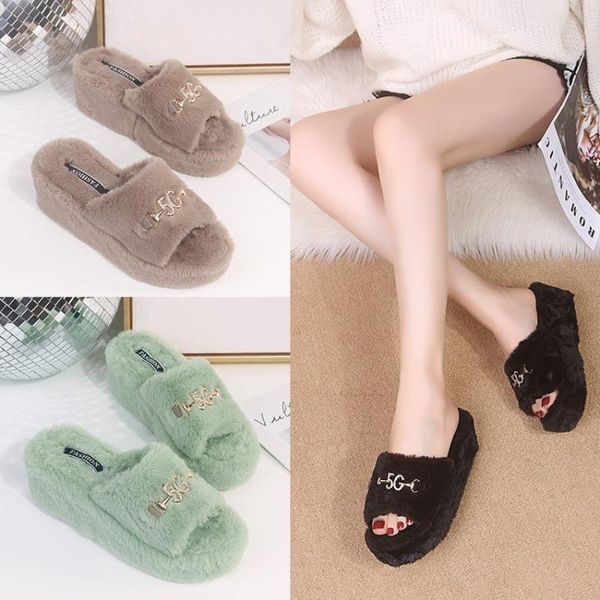 maggie's walker fur slippers winter shoes big size home slipper plush pantufa women indoor warm fluffy slippers plush, Black
maggie's walker fur slippers winter shoes big size home slipper plush pantufa women indoor warm fluffy slippers plush, Black