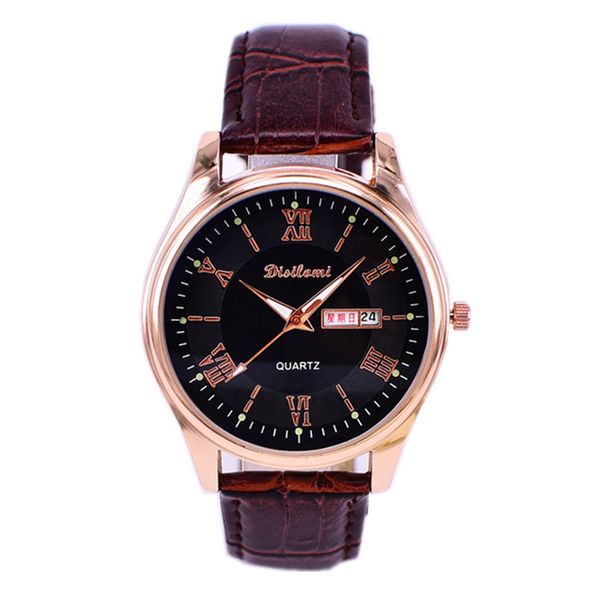 19 explosion models selling men's fashion leather quartz watch double calendar waterproof watches minimalist belt student movement, Slivery;brown
19 explosion models selling men's fashion leather quartz watch double calendar waterproof watches minimalist belt student movement, Slivery;brown