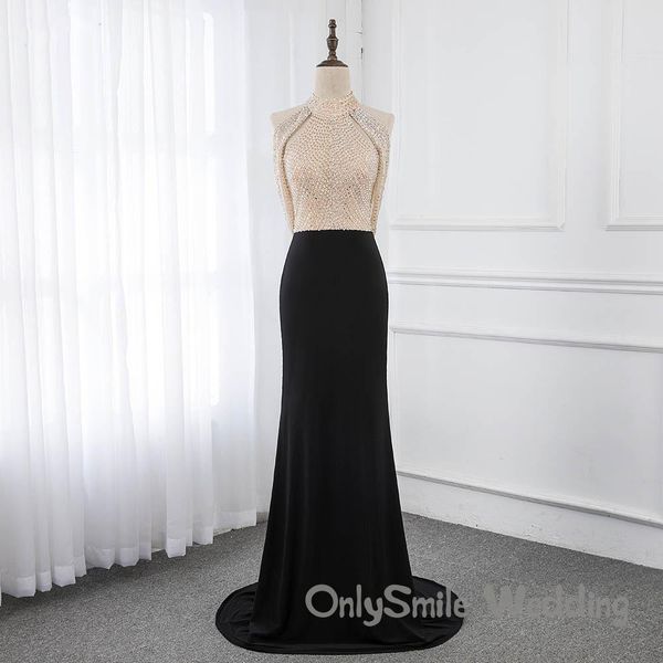 dubai backless mermaid prom party gowns black halter design 2019 luxury prom gowns vestidos de fiesta elegantes gala largos, White;black
dubai backless mermaid prom party gowns black halter design 2019 luxury prom gowns vestidos de fiesta elegantes gala largos, White;black