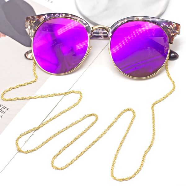 10pcs/lot 75cm fashion simple metal sunglasses glasses rope chains twist chain non-slip reading lanyard eyewear accessories 3 color
10pcs/lot 75cm fashion simple metal sunglasses glasses rope chains twist chain non-slip reading lanyard eyewear accessories 3 color