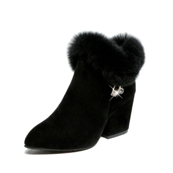2018 new winter martin boots women plus velvet high heel thick with rhinestone women's booties black
2018 new winter martin boots women plus velvet high heel thick with rhinestone women's booties black