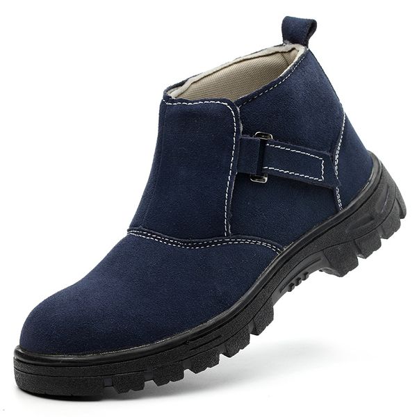 new design mens big size steel toe cap working safety shoes cow suede leather security ankle boots building site worker shoe man, Black
new design mens big size steel toe cap working safety shoes cow suede leather security ankle boots building site worker shoe man, Black