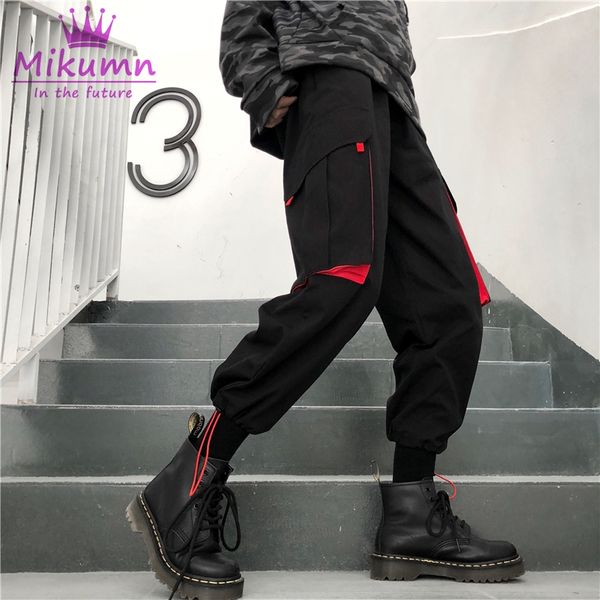 harajuku khaki black cargo pants spring autumn patchwork pocket hip hop elastic waist ankle-length trousers women and men, Black;white
harajuku khaki black cargo pants spring autumn patchwork pocket hip hop elastic waist ankle-length trousers women and men, Black;white