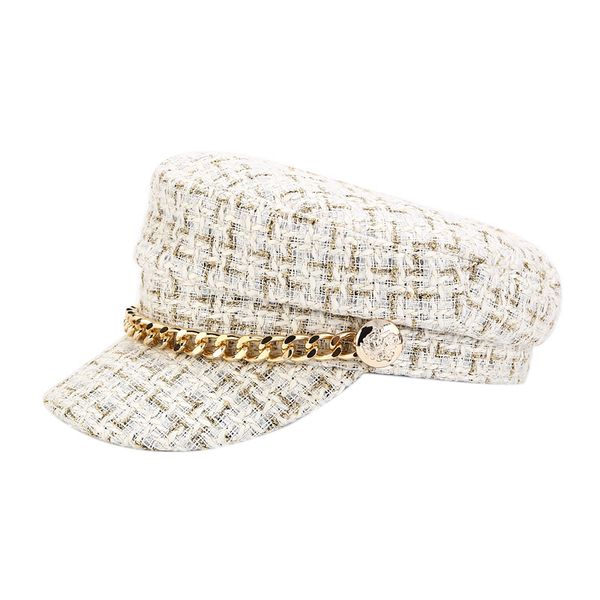 женщины шляпа tweed плед восьмиклинок цепь flat top visor cap vintage plaid cap женская осень зимние шапки, Blue;gray
женщины шляпа tweed плед восьмиклинок цепь flat top visor cap vintage plaid cap женская осень зимние шапки, Blue;gray