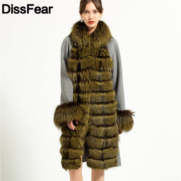 96см женщины подлинная silver шуба женский лоскутная кашемира куртки stand collar winter warm long real шуба с поясом, Black
96см женщины подлинная silver шуба женский лоскутная кашемира куртки stand collar winter warm long real шуба с поясом, Black