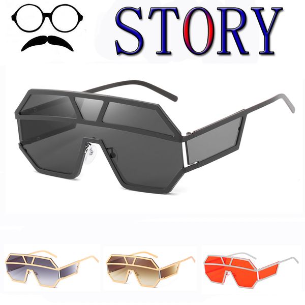 fashion oversized siamese rimless sunglasses men women new one piece big frame mirror gradient driving goggle sun glasses uv400, White;black
fashion oversized siamese rimless sunglasses men women new one piece big frame mirror gradient driving goggle sun glasses uv400, White;black