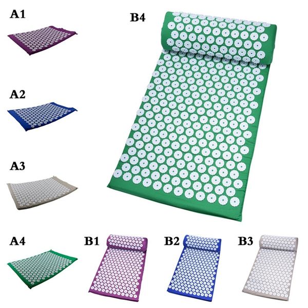 massager cushion massage yoga mat relieve stress back body mat acupressure pain spike acupuncture with pillow 2
massager cushion massage yoga mat relieve stress back body mat acupressure pain spike acupuncture with pillow 2