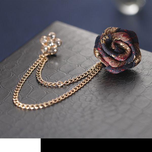 brooch for women mixed color rose collar fashion suit brooch pins metal collar chain spot custom, Gray
brooch for women mixed color rose collar fashion suit brooch pins metal collar chain spot custom, Gray