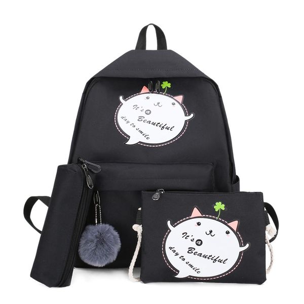 4pcs/set women backpack letter print canvas shoulder bags clutch pen bags backpacks small fresh fashion men bag schoolbag set
4pcs/set women backpack letter print canvas shoulder bags clutch pen bags backpacks small fresh fashion men bag schoolbag set