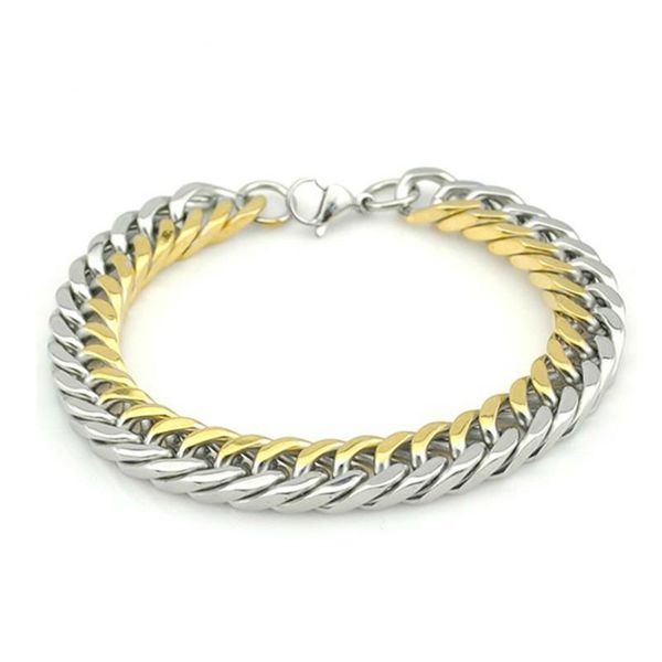 2019 stainless steel men bracelet gifts boy male cuban link chain on hand chain personalized mens bracelets hippie rock style, Silver
2019 stainless steel men bracelet gifts boy male cuban link chain on hand chain personalized mens bracelets hippie rock style, Silver