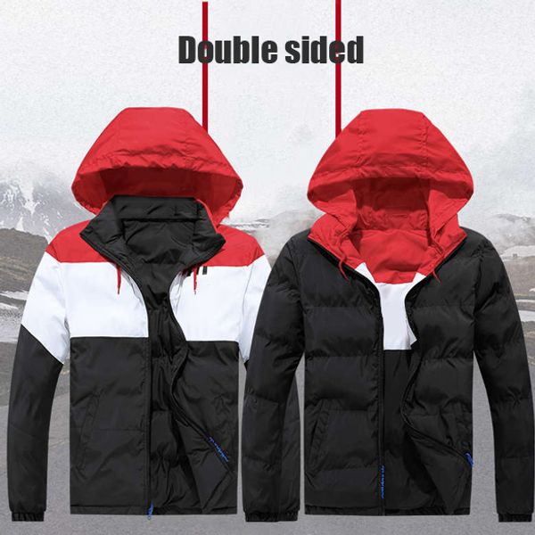2019 mens hooded padded jackets brand parkas down patchwork double sided coat quilted thick designer street fashion casual warm b100030l, Black
2019 mens hooded padded jackets brand parkas down patchwork double sided coat quilted thick designer street fashion casual warm b100030l, Black