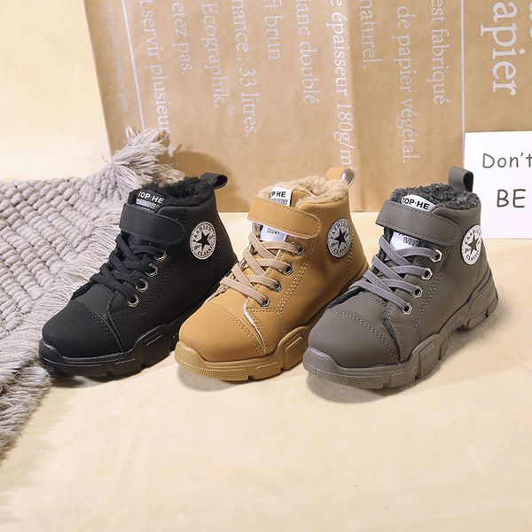 children martin boots leather shoes boys autumn winter warm cotton shoes fashion girls kids boots non-slip, Black;grey
children martin boots leather shoes boys autumn winter warm cotton shoes fashion girls kids boots non-slip, Black;grey