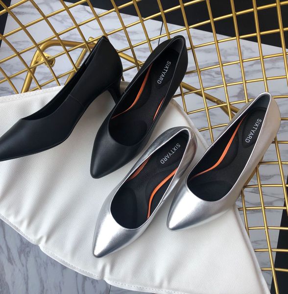 pointed leather comfortable formal wear work shoes bank airline l professional high-heeled shoes commuting women's shoes, Black
pointed leather comfortable formal wear work shoes bank airline l professional high-heeled shoes commuting women's shoes, Black