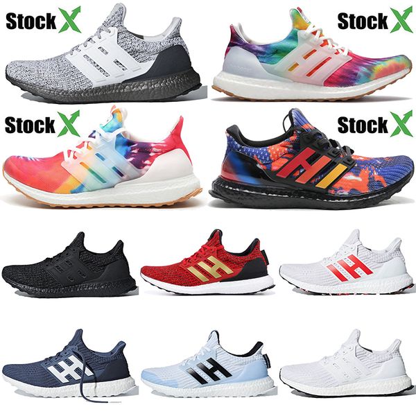 2020 new ultra boost oroe woodstock mens women running shoes rainy season triple black red stripes sport trainer sneakers, White;red
2020 new ultra boost oroe woodstock mens women running shoes rainy season triple black red stripes sport trainer sneakers, White;red