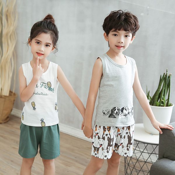 2020 kids clothes toddler boys cartoon outfits baby girls summer tees suits children's clothing set vest + shorts suit 80-140cm, White
2020 kids clothes toddler boys cartoon outfits baby girls summer tees suits children's clothing set vest + shorts suit 80-140cm, White