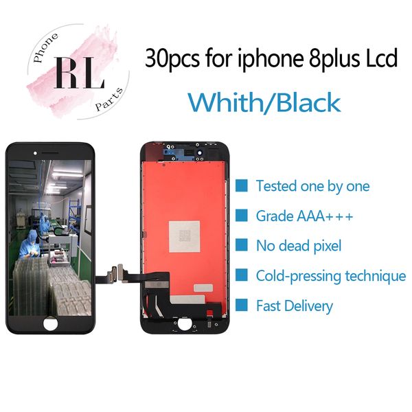 30pcs 2018 new quality lcd display for iphone 8 plus touch screen digitizer lcd 8 plus lcd screen replacement
30pcs 2018 new quality lcd display for iphone 8 plus touch screen digitizer lcd 8 plus lcd screen replacement