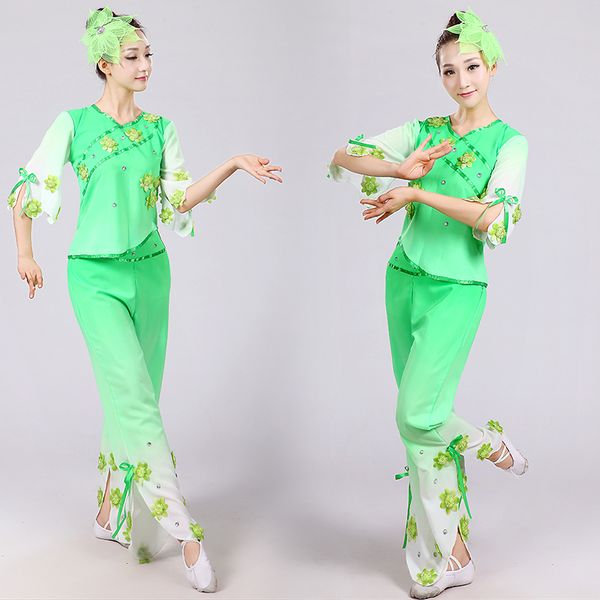 yangge clothing 2019 new suit costumes female autumn square dance chinese style jasmine dance costume, Black;red
yangge clothing 2019 new suit costumes female autumn square dance chinese style jasmine dance costume, Black;red