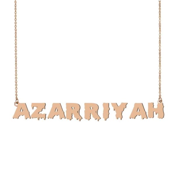 azarriyah name necklace , cool bloody art name necklace for halloween and santa's day jewelry gift for kids boys girls, Silver
azarriyah name necklace , cool bloody art name necklace for halloween and santa's day jewelry gift for kids boys girls, Silver