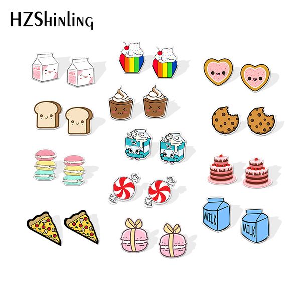new sweet dessert m cute painting acrylic earrings milk candy cake resin earrings epoxy silver stud earring, Golden;silver
new sweet dessert m cute painting acrylic earrings milk candy cake resin earrings epoxy silver stud earring, Golden;silver