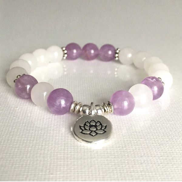 wholesale snow quart z crystal bracelet fashion women`s lotus yoga bracelet ohm charm wrist mala jewelry, Golden;silver
wholesale snow quart z crystal bracelet fashion women`s lotus yoga bracelet ohm charm wrist mala jewelry, Golden;silver