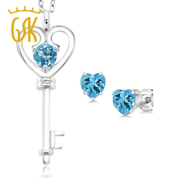 gemstoneking 1.67 ct round natural blue z key pendant earrings set 925 sterling silver jewelry sets for women, Black
gemstoneking 1.67 ct round natural blue z key pendant earrings set 925 sterling silver jewelry sets for women, Black