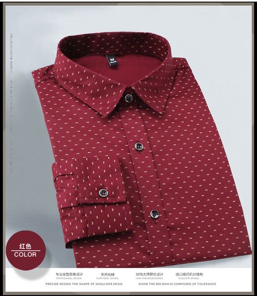 quality formal polka dot men casual long sleeved printed shirt slim fit male social business dress shirts brand soft comfortable, White;black
quality formal polka dot men casual long sleeved printed shirt slim fit male social business dress shirts brand soft comfortable, White;black