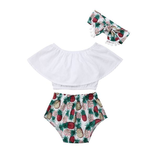 0-3y 3pcs kids baby girl summer clothes tank crop vest + shorts pants outfits baby set, Pink;blue
0-3y 3pcs kids baby girl summer clothes tank crop vest + shorts pants outfits baby set, Pink;blue