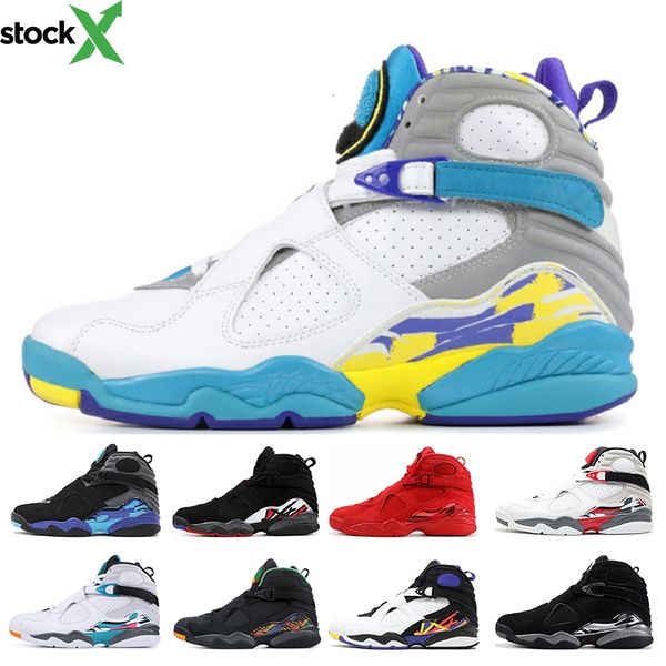 new valentines day aqua white black 8 8s men basketball shoes chrome countdown pack 3 peat viii mens trainers sports sneaker size 7-13
new valentines day aqua white black 8 8s men basketball shoes chrome countdown pack 3 peat viii mens trainers sports sneaker size 7-13