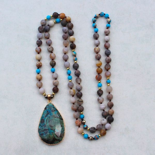 bohemian natural stone drop-shaped pendant necklaces for women female lasso beads necklace fashion jewelry 2019 new, Silver
bohemian natural stone drop-shaped pendant necklaces for women female lasso beads necklace fashion jewelry 2019 new, Silver