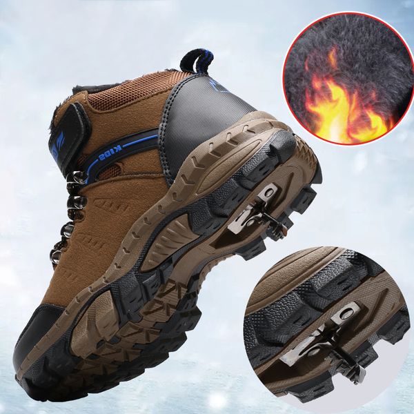 winter snow kids hiking shoes boys girls outdoor sneakers for children leather waterproof tpr non-slip warm sports shoes y200103, Black;red
winter snow kids hiking shoes boys girls outdoor sneakers for children leather waterproof tpr non-slip warm sports shoes y200103, Black;red