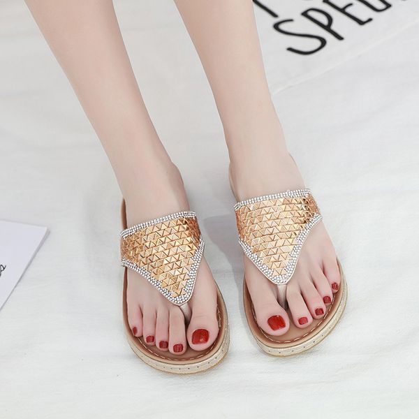 women summer beach slippers ladies holiday bohemia fashion solid outdoor rhinestone shoes female girls non-slip flats flip flops, Black
women summer beach slippers ladies holiday bohemia fashion solid outdoor rhinestone shoes female girls non-slip flats flip flops, Black