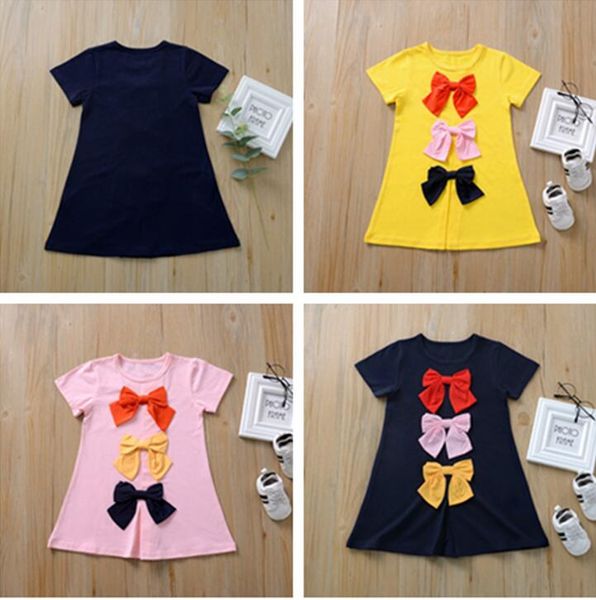 kids clothes girls dress summer short sleeve long t-shirt children t shirts skirt bowknot cute girl princess dress cz409, Red;yellow
kids clothes girls dress summer short sleeve long t-shirt children t shirts skirt bowknot cute girl princess dress cz409, Red;yellow
