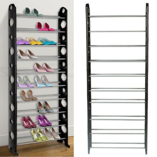 10 tier 30 pair space saving storage organizer standing shoe tower rack easy to install wall bench shelf closet organizer durable
10 tier 30 pair space saving storage organizer standing shoe tower rack easy to install wall bench shelf closet organizer durable