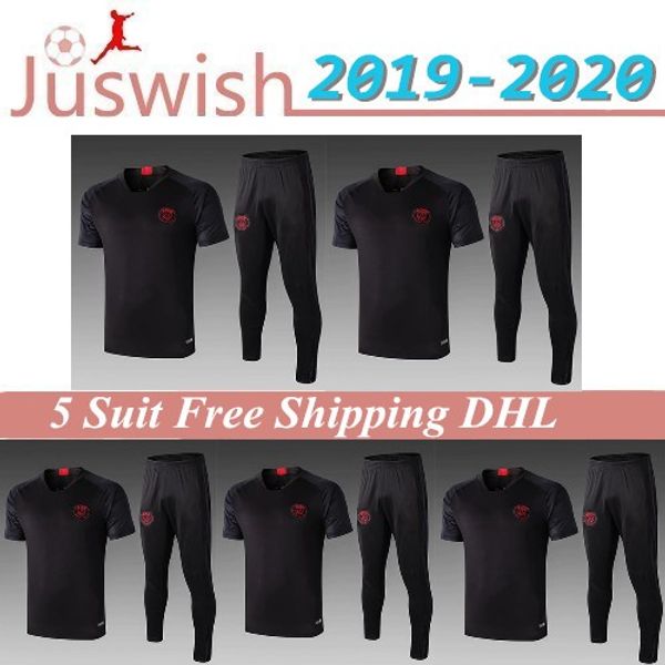 19 20 psg short sleeve shirt trousers soccer training suit survetement psg 2019 mbappe football shirts tracksuit maillot size s-2xl, Black;red
19 20 psg short sleeve shirt trousers soccer training suit survetement psg 2019 mbappe football shirts tracksuit maillot size s-2xl, Black;red
