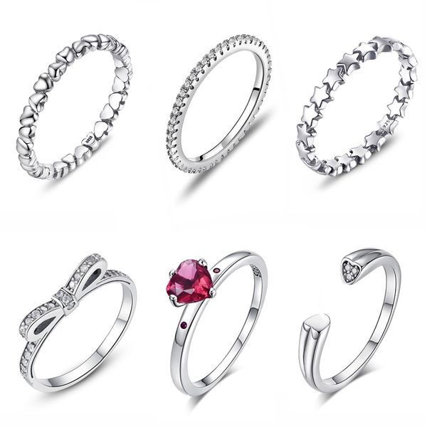 original 100% 925 sterling silver ring fit rings stars stackable finger rings for women wedding engagement jewelry, Golden;silver
original 100% 925 sterling silver ring fit rings stars stackable finger rings for women wedding engagement jewelry, Golden;silver