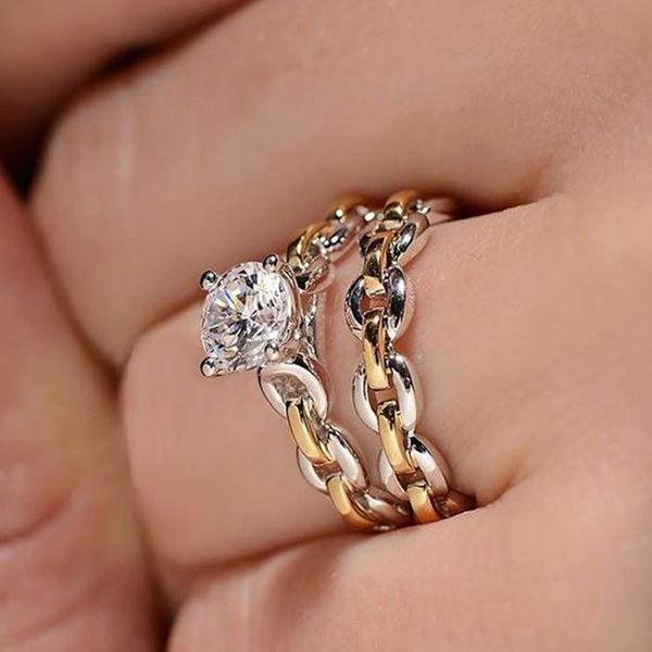 fashion 2019 men rings mix gold silver color bling bling zircon double link chain hip hop punk ring for women o3m225, Golden;silver
fashion 2019 men rings mix gold silver color bling bling zircon double link chain hip hop punk ring for women o3m225, Golden;silver