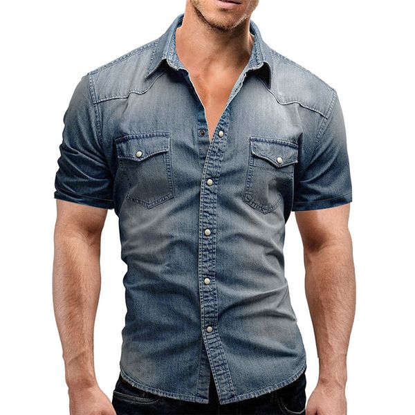 klv shirts men's casual slim fit button shirt with pocket short sleeve blouse new summer shirt england style, White;black
klv shirts men's casual slim fit button shirt with pocket short sleeve blouse new summer shirt england style, White;black