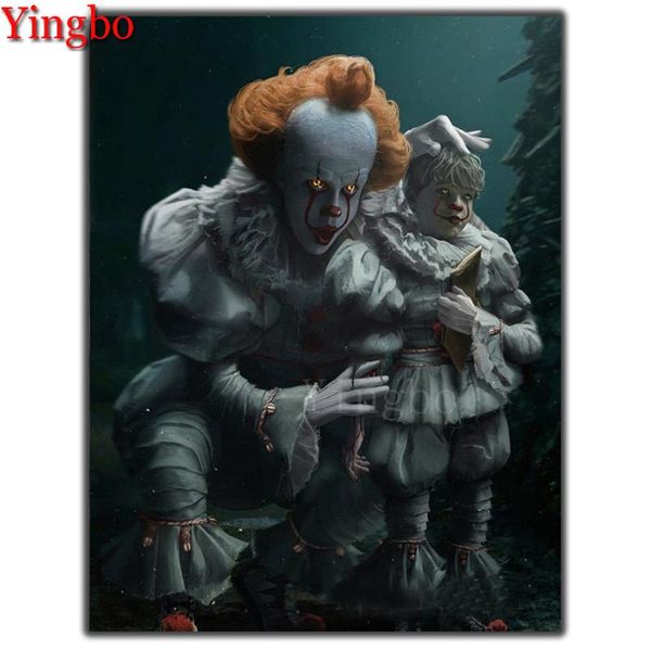 5d diy diamond embroidery horror clown diamond painting cross stitch full round/sqaure mosaic art hallween gift
5d diy diamond embroidery horror clown diamond painting cross stitch full round/sqaure mosaic art hallween gift