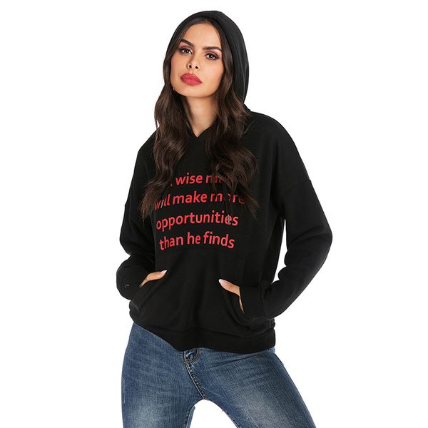 fashion autumn winter women hoodie long sleeve letter print hooded sweatshirts casual loose pullover ladies outwear, Black
fashion autumn winter women hoodie long sleeve letter print hooded sweatshirts casual loose pullover ladies outwear, Black