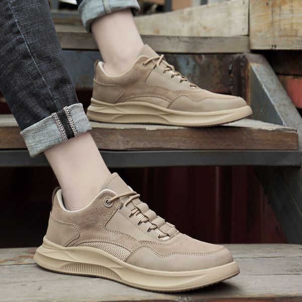 genuine leather men shoes casual flat fashion men shoes lace up breathable moccasins comfortable, Black
genuine leather men shoes casual flat fashion men shoes lace up breathable moccasins comfortable, Black