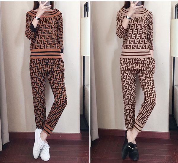 fashion womens casual sportswear set europe-america luxury ff alphabet printing sportswear set classic woman knit stitching slim set selling
fashion womens casual sportswear set europe-america luxury ff alphabet printing sportswear set classic woman knit stitching slim set selling
