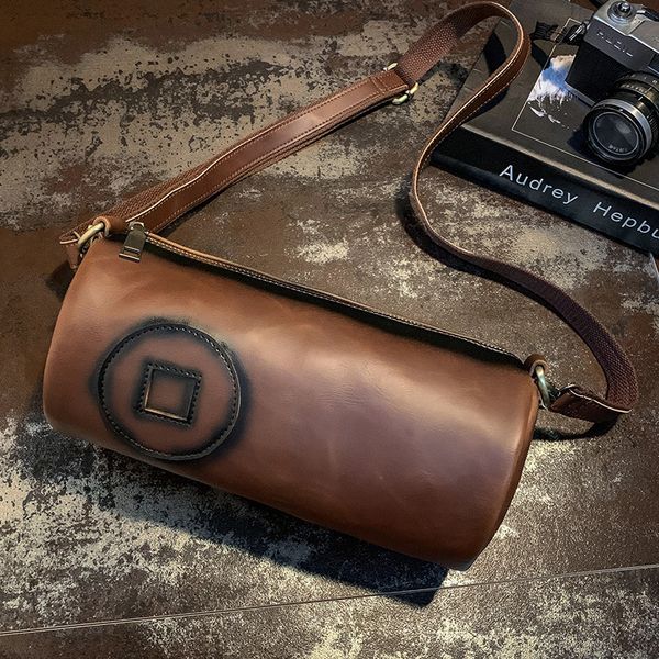 fashion retro small cylinder bag 2019 new korean literature shoulder bag for men and women
fashion retro small cylinder bag 2019 new korean literature shoulder bag for men and women