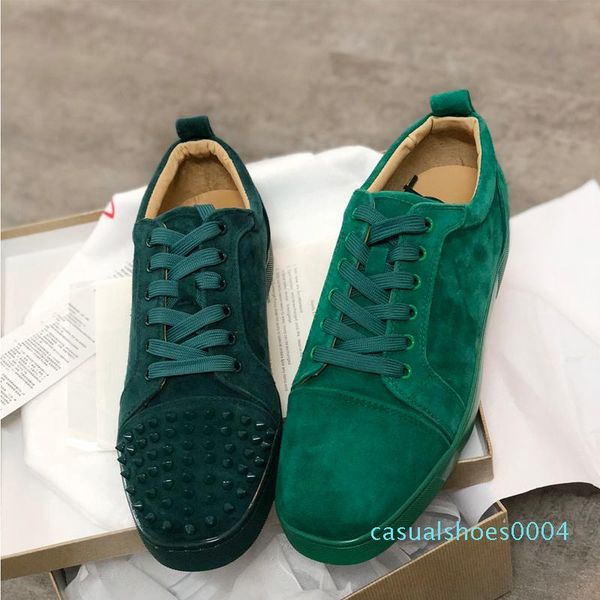 designer sneakers red bottom spikes flat velours suede sneakers iron grey men trainers 100% real leather party shoe ay20, Black
designer sneakers red bottom spikes flat velours suede sneakers iron grey men trainers 100% real leather party shoe ay20, Black