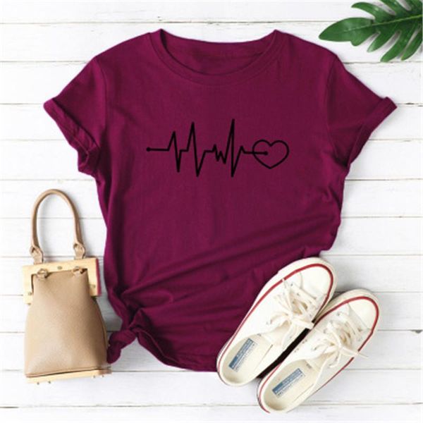 ecg printing women short sleeve designer summer female casual round neck streetwear t-shirt loose fashion tee clothing, White
ecg printing women short sleeve designer summer female casual round neck streetwear t-shirt loose fashion tee clothing, White
